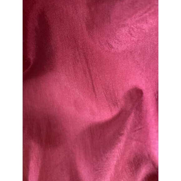 Vintage Anna and Frank 1980’s Silk Blazer Top Cranverry Red Size M Oversized EUC - Picture 11 of 16